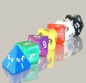 Conjunto com 7 dados